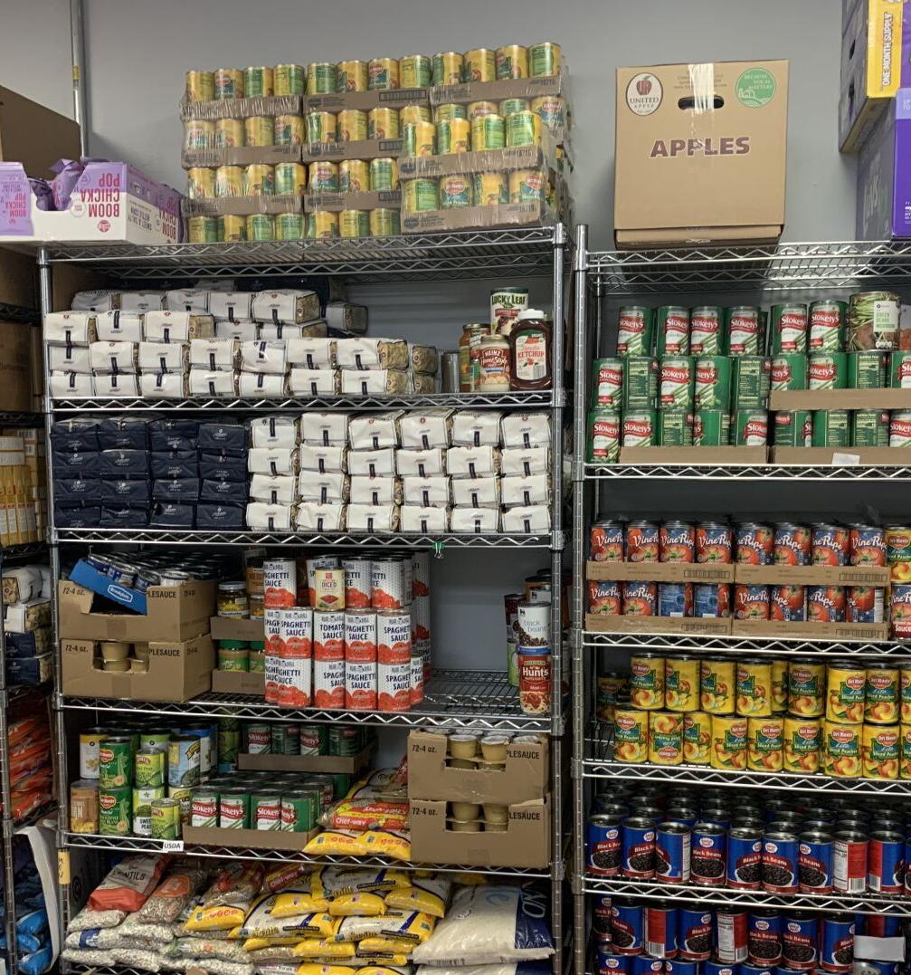 Shifa Clinic food pantry